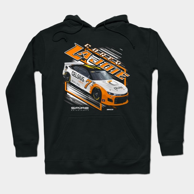 Corey LaJoie Celsius Car Hoodie by art.Hamdan